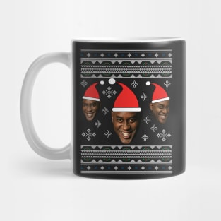 Christmas Ainsley Harriot Face Knit Pattern Mug